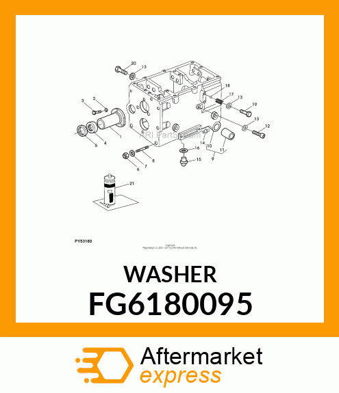 WASHER, CURVED FG6180095