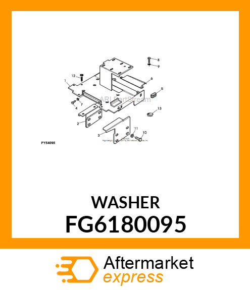 WASHER, CURVED FG6180095