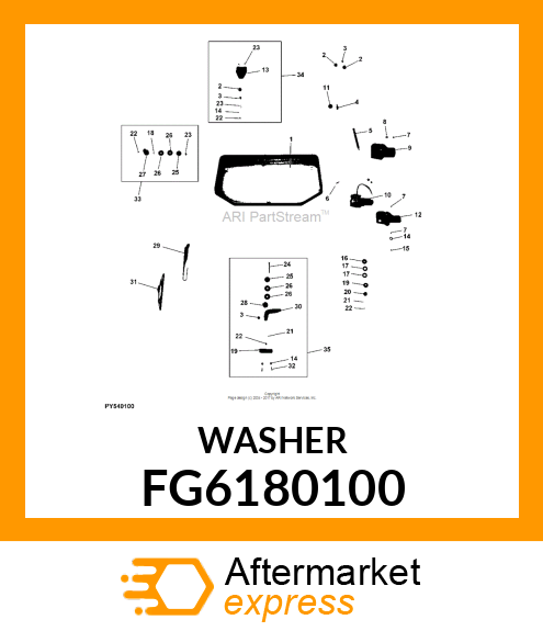 WASHER FG6180100