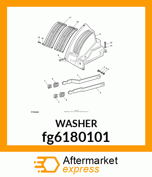 WASHER fg6180101