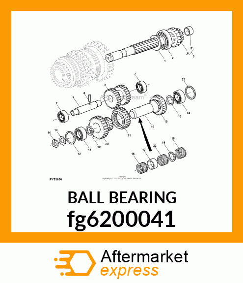 BALL BEARING fg6200041