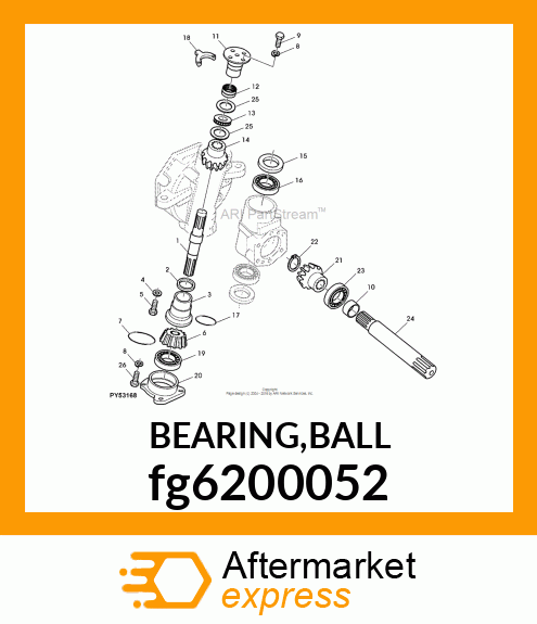 BEARING,BALL fg6200052