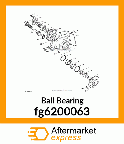 Ball Bearing fg6200063