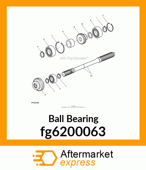 Ball Bearing fg6200063