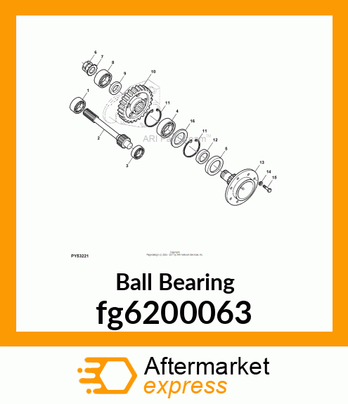 Ball Bearing fg6200063