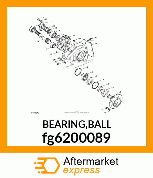 BEARING,BALL fg6200089