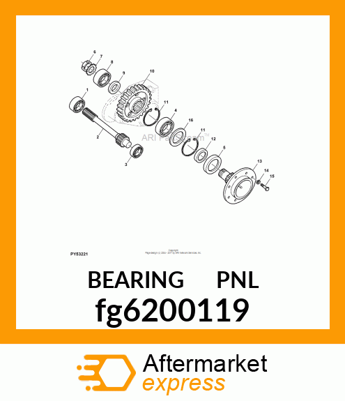 BEARING PNL fg6200119