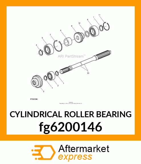 CYLINDRICAL ROLLER BEARING fg6200146