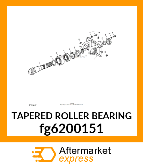 TAPERED ROLLER BEARING fg6200151