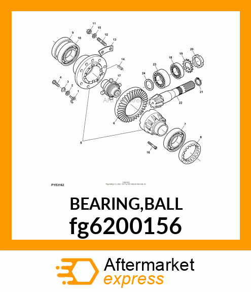 BEARING,BALL fg6200156