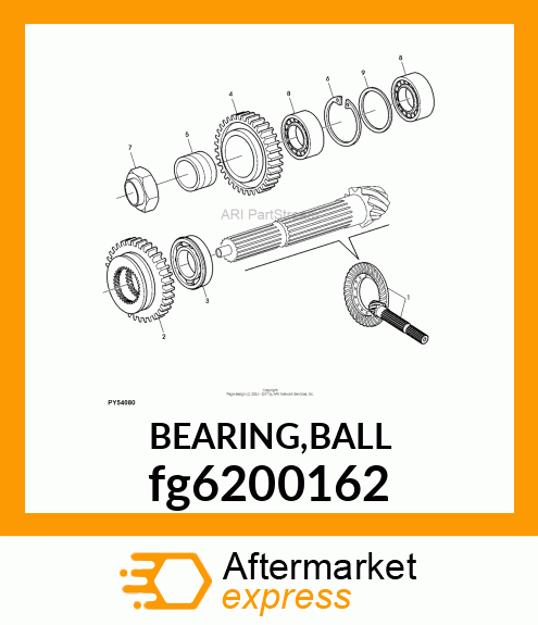 BEARING,BALL fg6200162