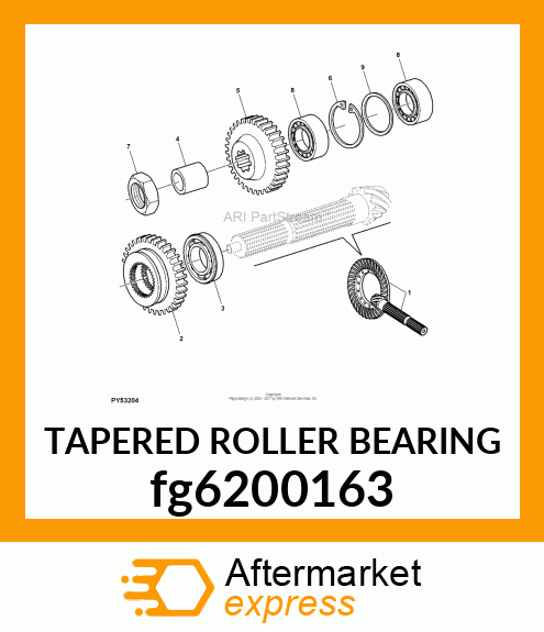 TAPERED ROLLER BEARING fg6200163