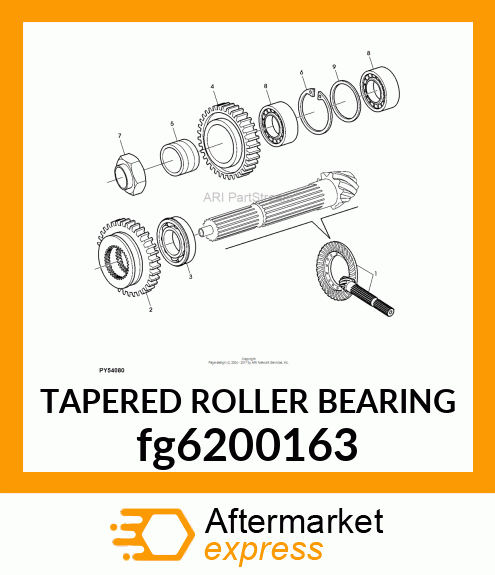 TAPERED ROLLER BEARING fg6200163