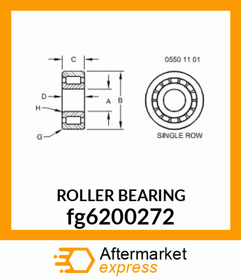 ROLLER BEARING fg6200272