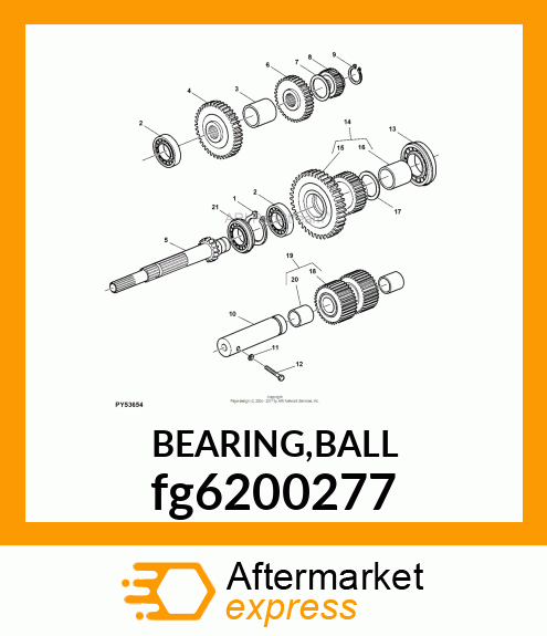 BEARING,BALL fg6200277