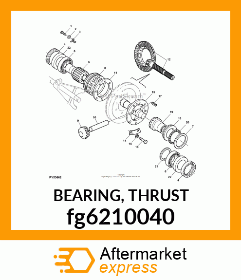 BEARING, THRUST fg6210040