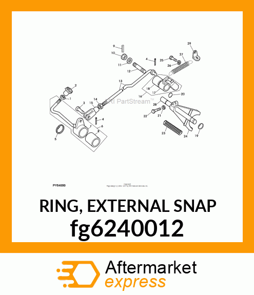 RING, EXTERNAL SNAP fg6240012