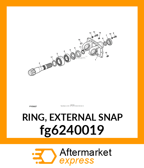 RING, EXTERNAL SNAP fg6240019