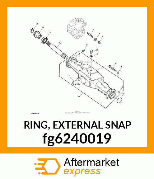 RING, EXTERNAL SNAP fg6240019