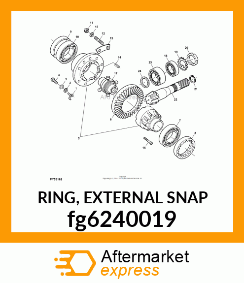 RING, EXTERNAL SNAP fg6240019