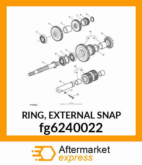 RING, EXTERNAL SNAP fg6240022