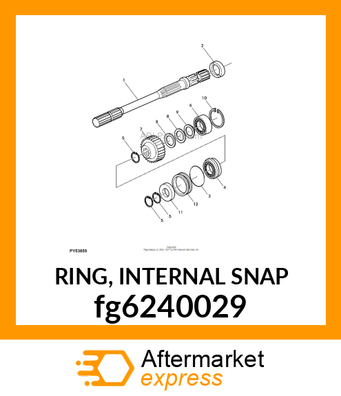 RING, INTERNAL SNAP fg6240029