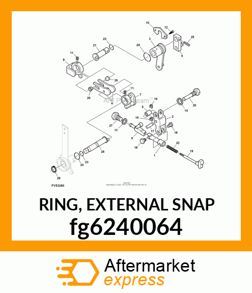 RING, EXTERNAL SNAP fg6240064