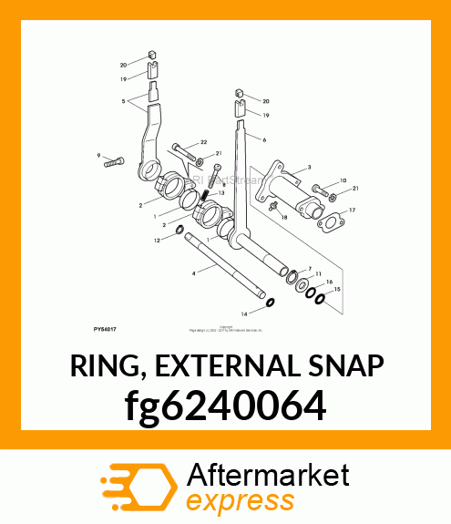 RING, EXTERNAL SNAP fg6240064