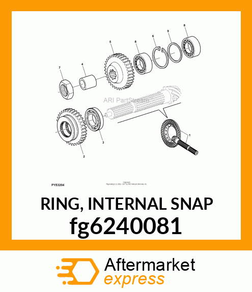 RING, INTERNAL SNAP fg6240081