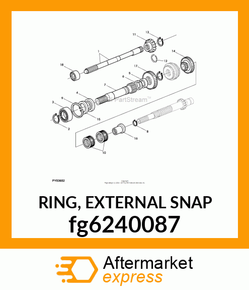 RING, EXTERNAL SNAP fg6240087