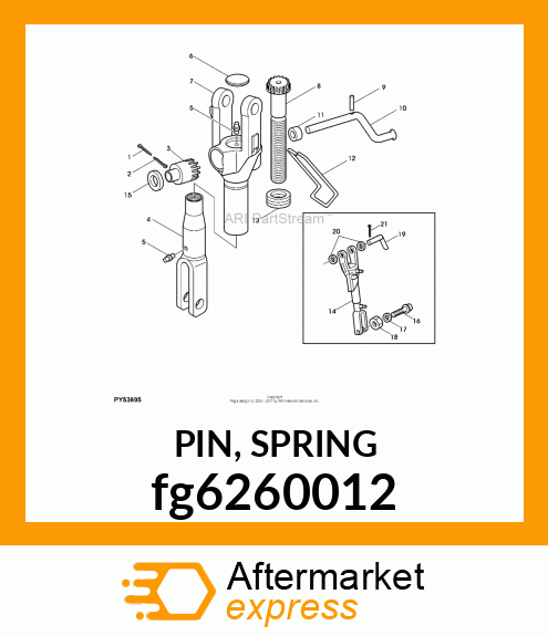 PIN, SPRING fg6260012