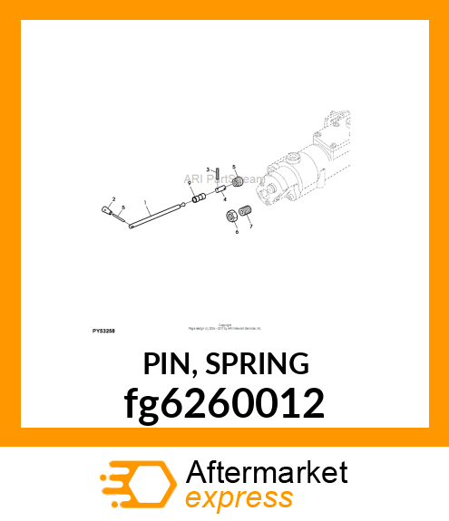 PIN, SPRING fg6260012