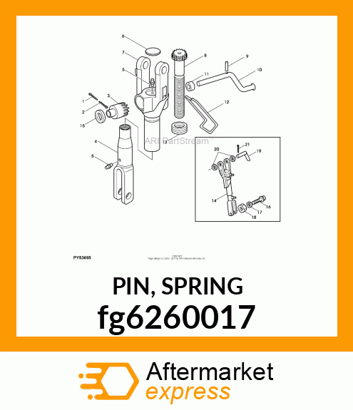 PIN, SPRING fg6260017