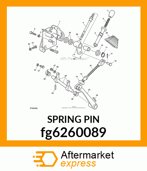 SPRING PIN fg6260089