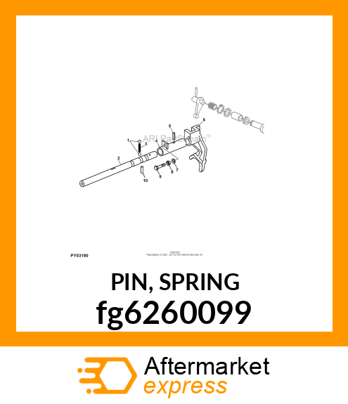 PIN, SPRING fg6260099