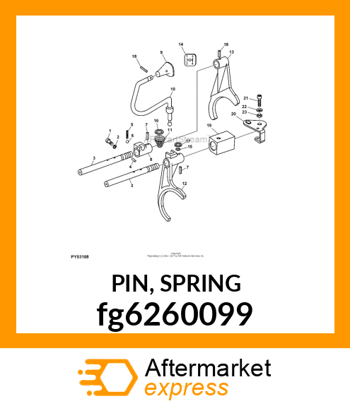 PIN, SPRING fg6260099