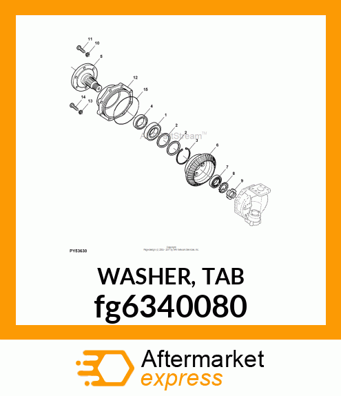 WASHER, TAB fg6340080