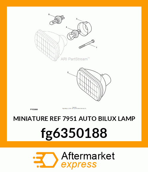 MINIATURE REF 7951 AUTO BILUX LAMP fg6350188