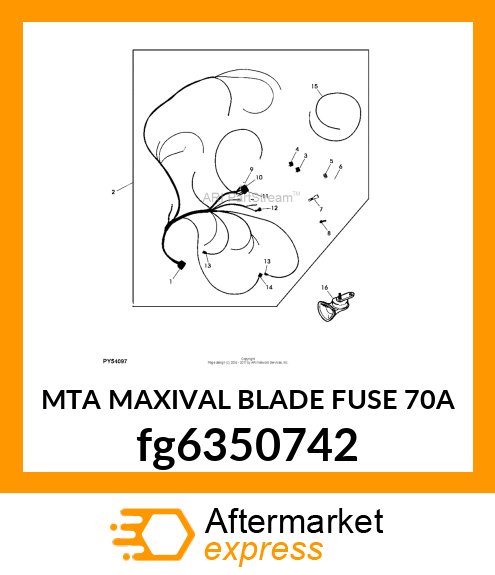 MTA MAXIVAL BLADE FUSE 70A fg6350742