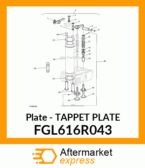 Plate FGL616R043