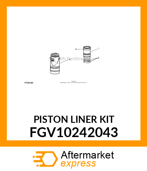 PISTON LINER KIT FGV10242043