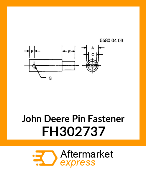 PIN, FASTENER FH302737