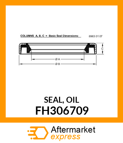 SEAL, OIL FH306709
