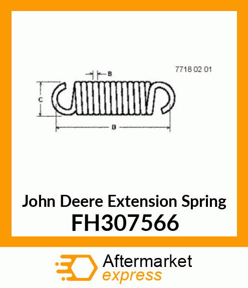 EXTENSION SPRING, ROLL TENSION FH307566