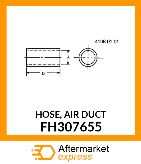 HOSE, AIR DUCT FH307655