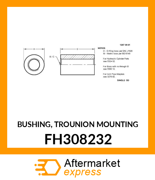 BUSHING, TROUNION MOUNTING FH308232