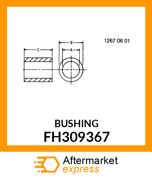 BUSHING, BUSHING FH309367