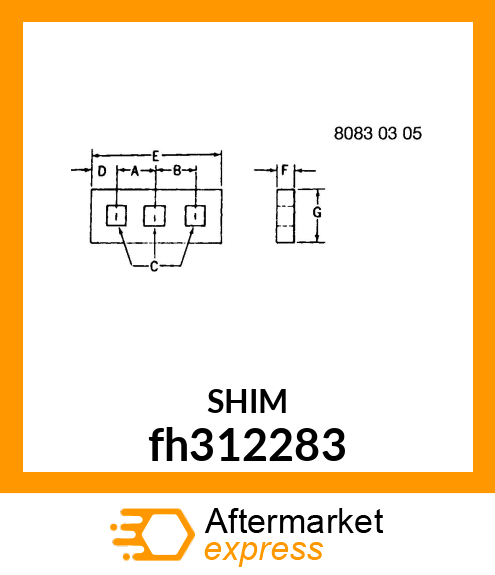 STRAP, SHIM, KNIFE fh312283