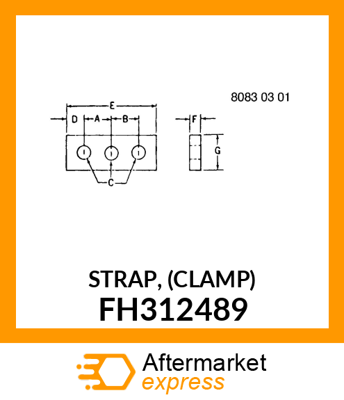 STRAP, (CLAMP) FH312489