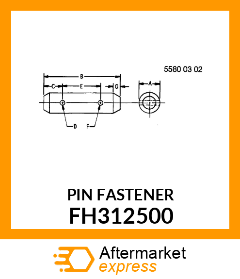 PIN FASTENER FH312500